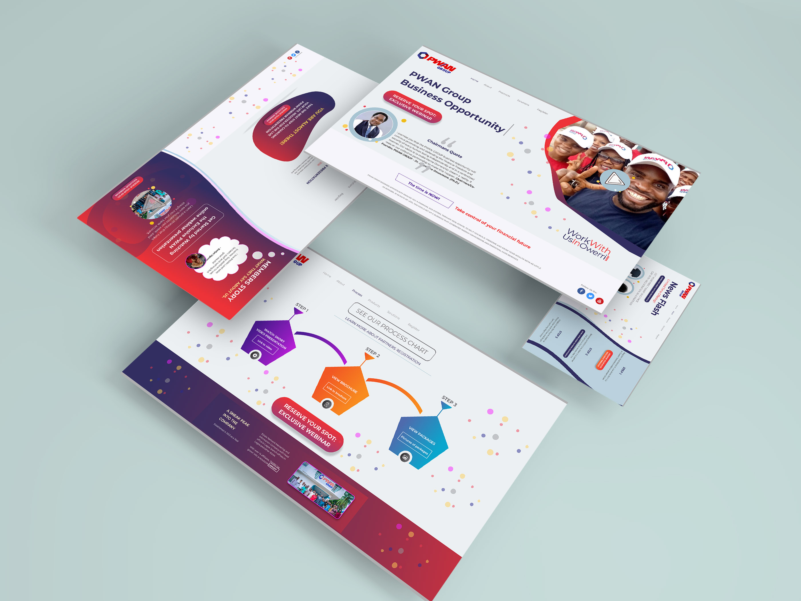 PWAN Group Business Opportunity Website